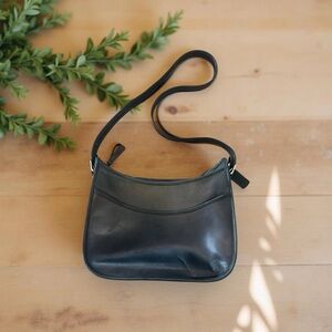Coach 9855 Classic Hobo Black Vintage Leather Bag In Beautiful Condition